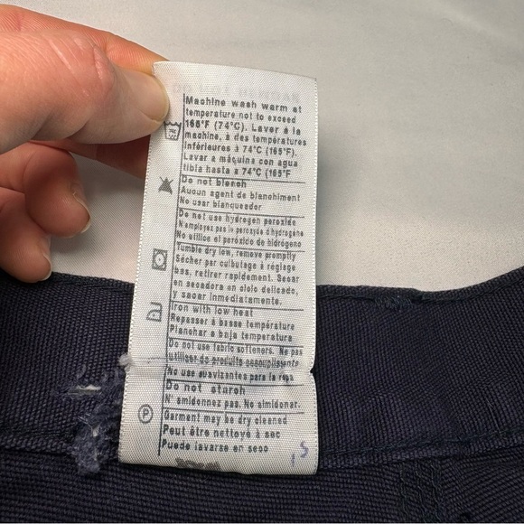 Carhartt Men’s FR Flame Resistant Work Pants 34X30 Blue Cargo Utility Trousers - Picture 6 of 11